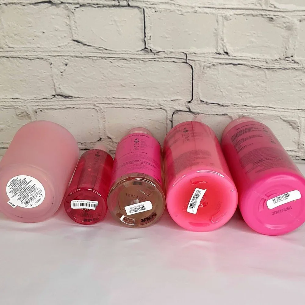 VICTORIA'S SECRET PINK ROSEWATER REVITALIZE BODY CARE 5-PIECE SET NEW - Picture 6 of 16
